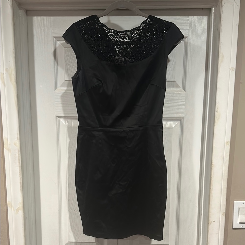 Guess by Marciano Black Sheath Mini Dress
